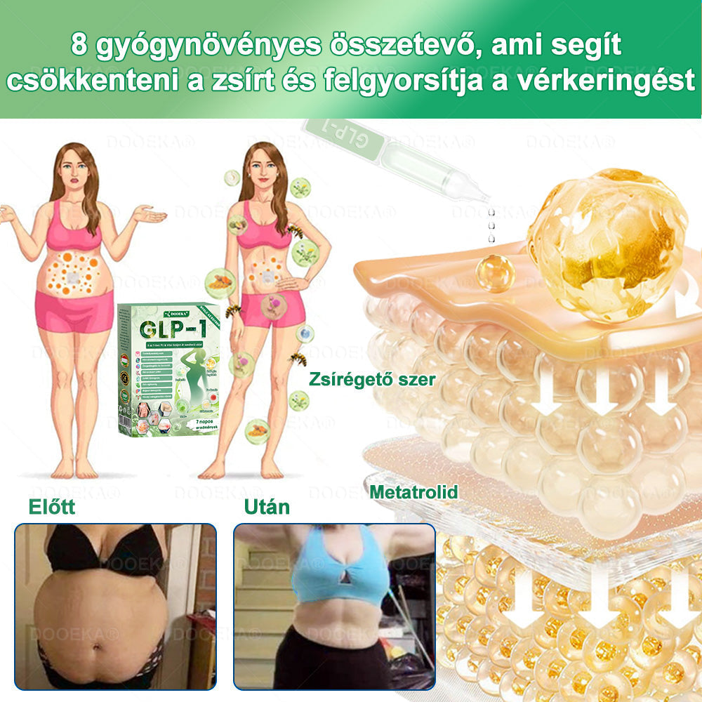 🎁 DOOEKA® GLP-1 8 az 1-ben Fit & Vital Szájon át szedhető oldat – 👨‍⚕️ Napi egyszer, 7 nap alatt látható változás 🎁
