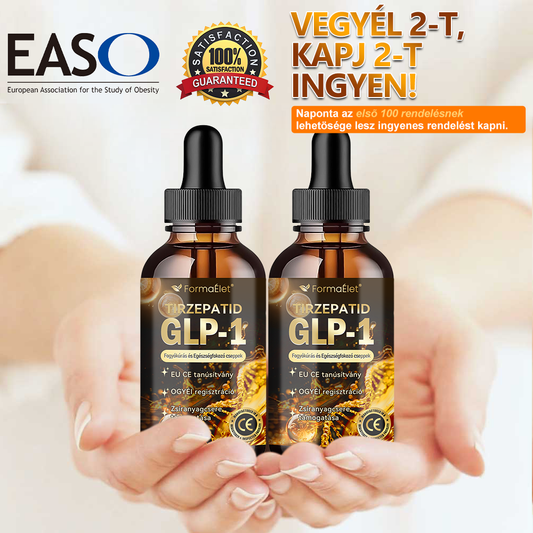 ⭐A Mayo Clinic által ajánlott | Hivatalos üzlet | FormaÉlet® GLP-1 Moringa Fogyókúrás és Egészségfokozó cseppek 🔥 (Élelmiszer-minőségű zsírégető – Az Obesity Society fejlesztése)