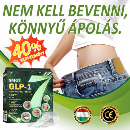 ✅Mayo Klinika által ajánlott | Hivatalos áruház | Buildleaf® SMGT-GLP-1 Nano Mikrotű Tapasz™ Kollagénnel és Matrixyl 3000-rel 丨Célzott hatás: elhízás, megereszkedett bőr, magas vérnyomás, cukorbetegség, zsírmáj, testi fájdalmak és egyéb problémák ellen