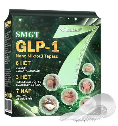 🔥🔥OGYÉI ajánlásával | Buildleaf® SMGT-GLP-1 Nano Mikrotű Tapasz™ Kollagénnel és Matrixyl 3000-rel 丨Célzott hatás: elhízás, megereszkedett bőr, magas vérnyomás, cukorbetegség, zsírmáj, testi fájdalmak és egyéb problémák ellen