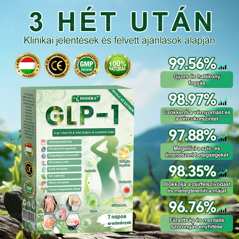 🎁 DOOEKA® GLP-1 8 az 1-ben Fit & Vital Szájon át szedhető oldat – 👨‍⚕️ Napi egyszer, 7 nap alatt látható változás 🎁