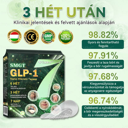 🎁Mayo Klinika által ajánlott | Hivatalos áruház | Buildleaf® SMGT-GLP-1 Nano Mikrotű Tapasz™ Kollagénnel és Matrixyl 3000-rel 丨Célzott hatás: elhízás, megereszkedett bőr, magas vérnyomás, cukorbetegség, zsírmáj, testi fájdalmak és egyéb problémák ellen🎁