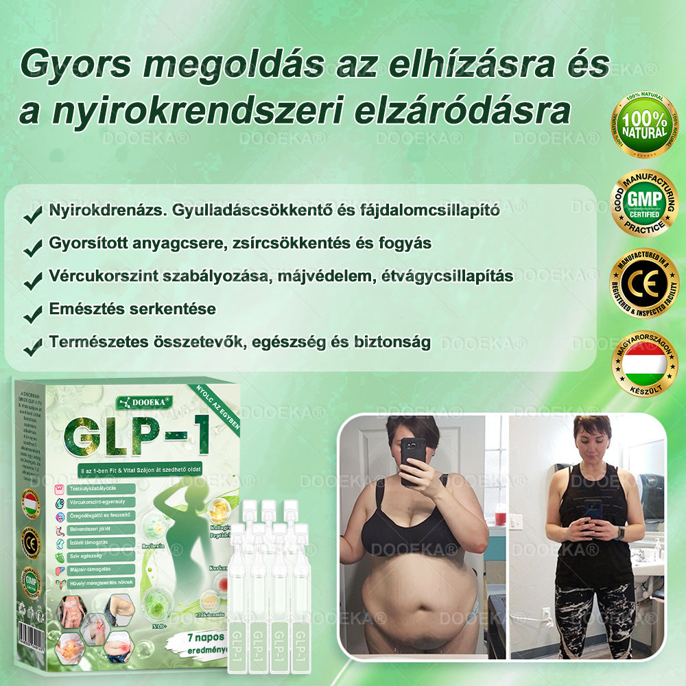 🎁 DOOEKA® GLP-1 8 az 1-ben Fit & Vital Szájon át szedhető oldat – 👨‍⚕️ Napi egyszer, 7 nap alatt látható változás 🎁