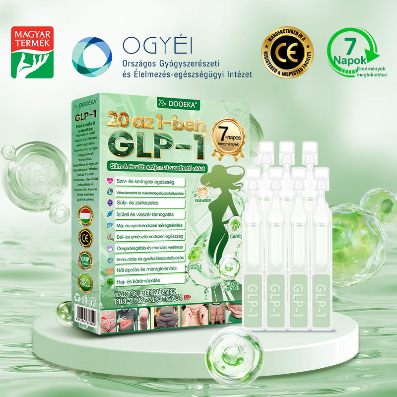 🌿DOOEKA® GLP-1 20-az-1 Slim & Health Orális Oldat – Egyszerű napi használat, látványos eredmény 7 nap alatt, 100 milliárd aktív probiotikummal ✅ testsúlykezelés, szív-, cukorbetegség-, bél- és női egészség, feszes bőr, energia.