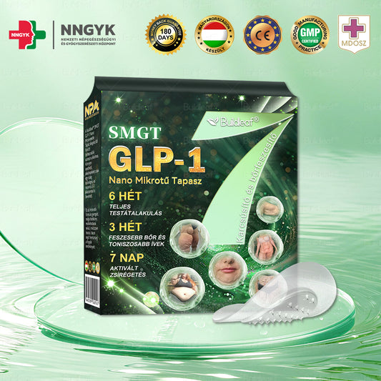 🔥🔥OGYÉI ajánlásával | Buildleaf® SMGT-GLP-1 Nano Mikrotű Tapasz™ Kollagénnel és Matrixyl 3000-rel 丨Célzott hatás: elhízás, megereszkedett bőr, magas vérnyomás, cukorbetegség, zsírmáj, testi fájdalmak és egyéb problémák ellen